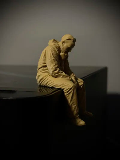 Sad Walter White (Breaking Bad)on a ledge Figurine