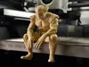 Sad Wolverine sitting on a ledge figurine!