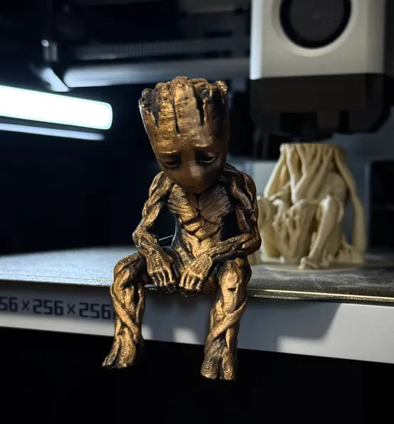 Sad Groot Figurine sitting on a ledge!