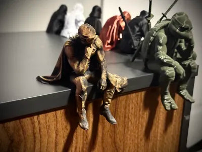 Sad Superman on a Ledge Figurine!