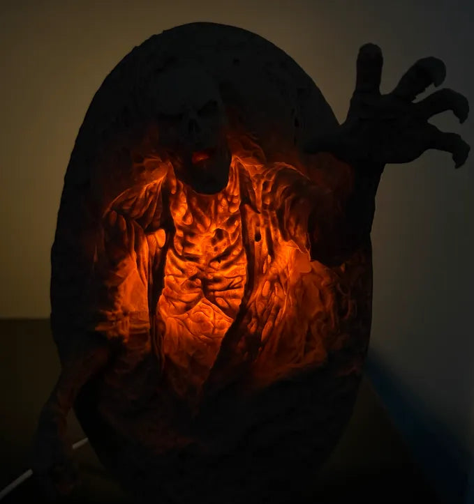 Zombie Relief Art Sculpture