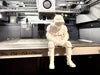 Sad Scout Trooper sitting on a ledge Figurine!