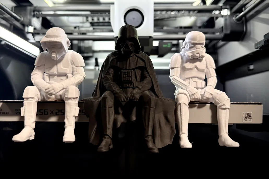 Sad Storm Trooper sitting on a ledge Figurine!