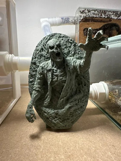 Zombie Relief Art Sculpture