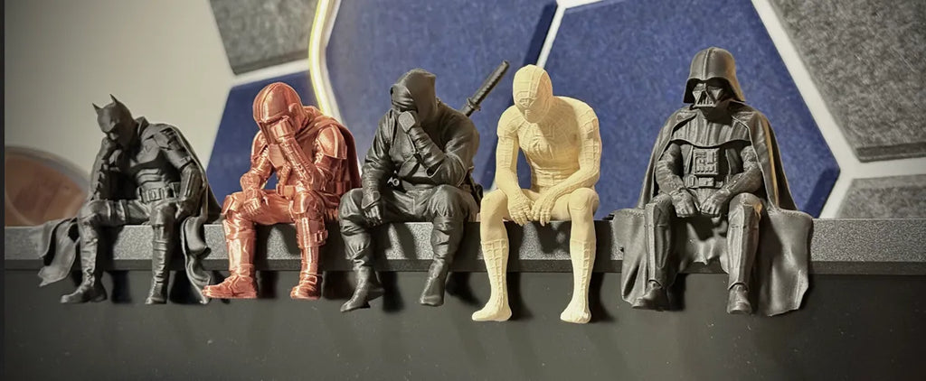 Sad Predator Figurine sitting on a ledge!