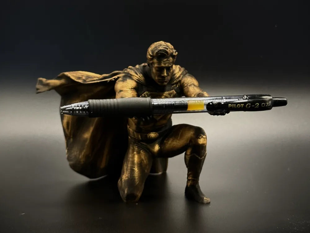 Superman Pen Holder Custom Desk Decor!