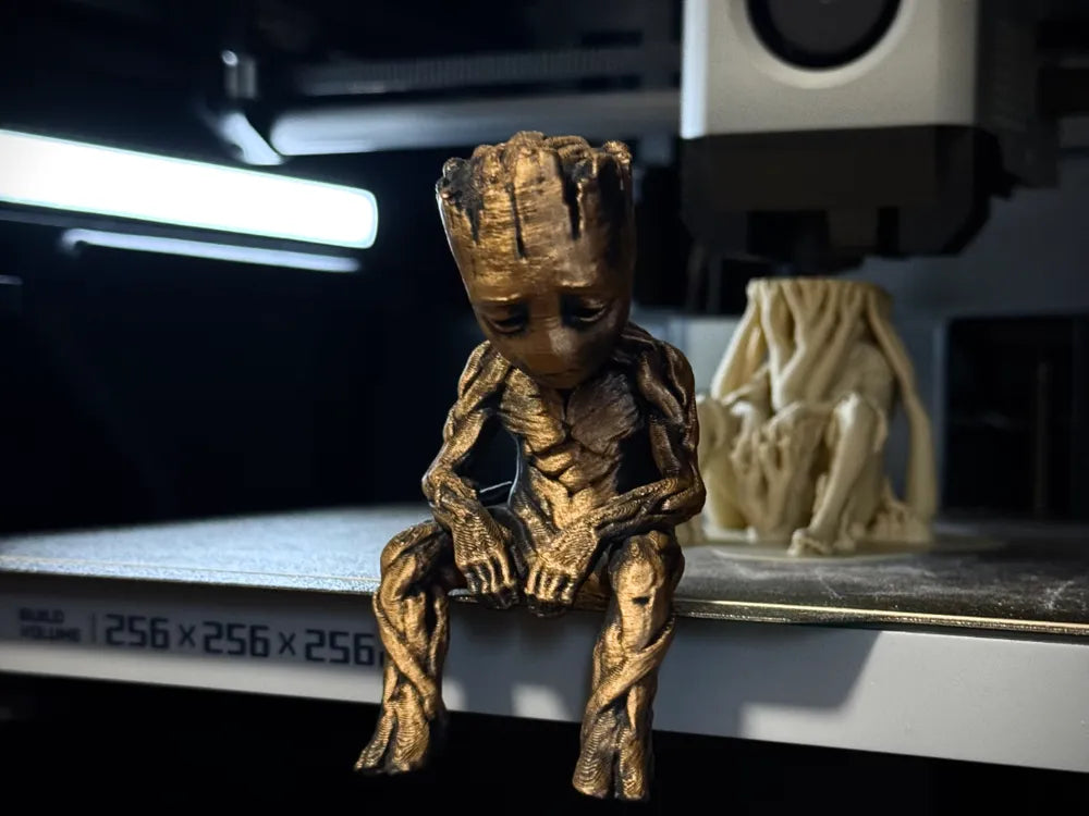 Sad Groot Figurine sitting on a ledge!