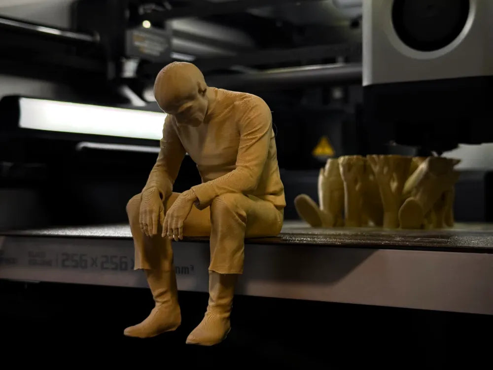 Sad Spock Sitting on a ledge - Star Trek Figurine!