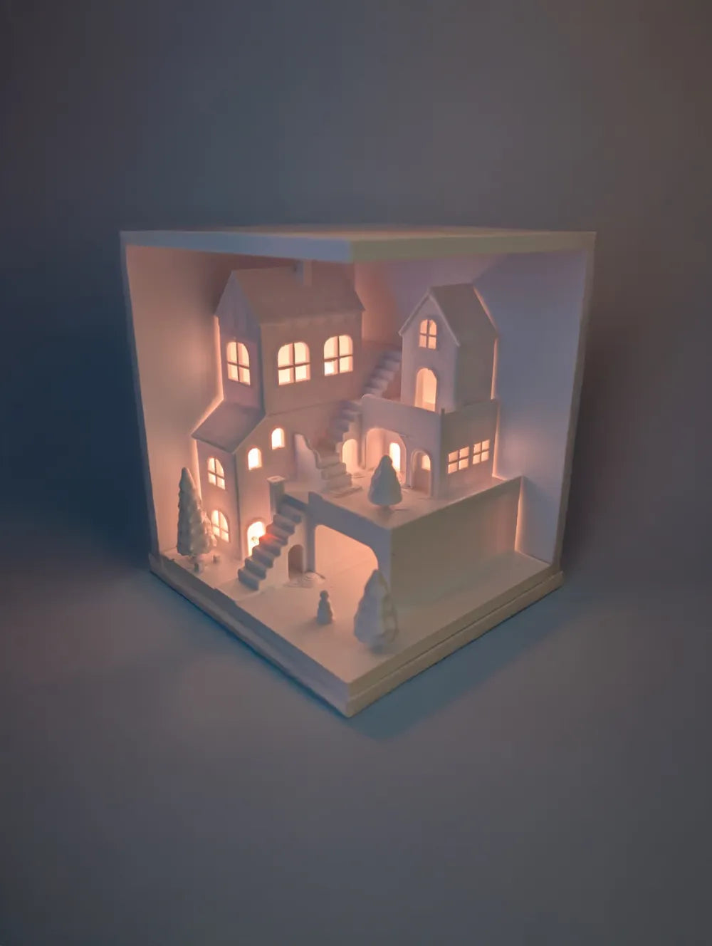 Winter Light Diorama – Christmas Village - LED