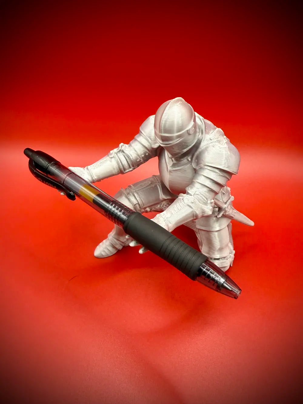The Medieval Knight Pen Holder Desk Art!