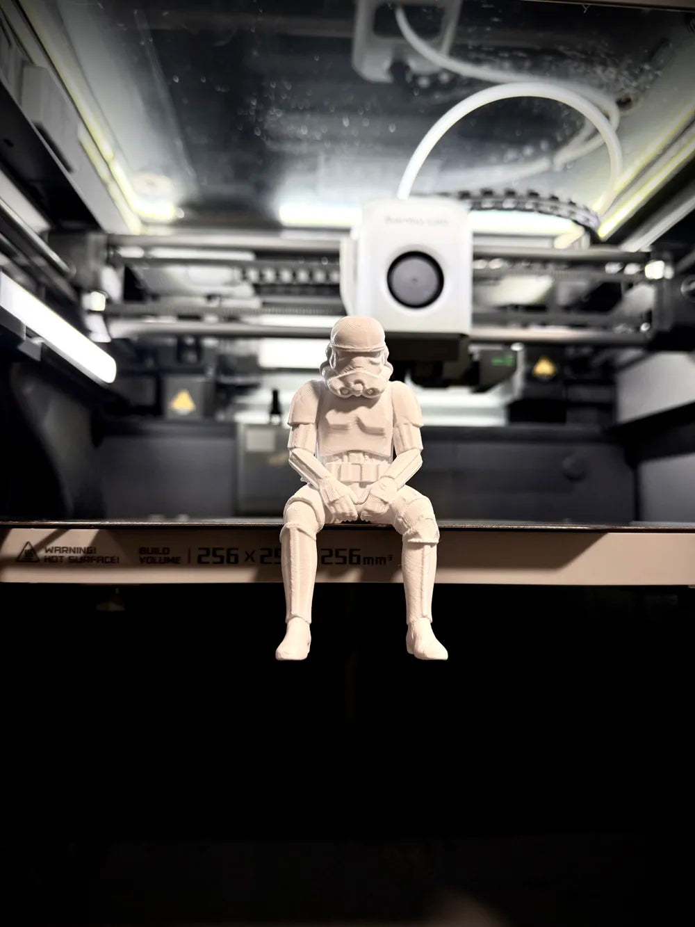 Sad Storm Trooper sitting on a ledge Figurine!