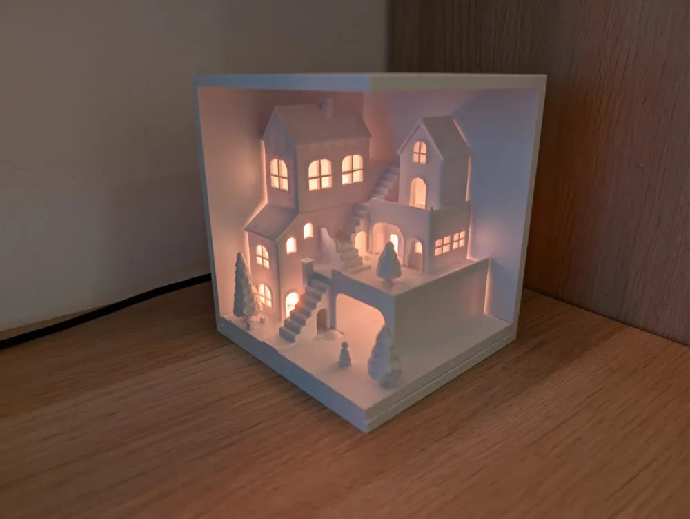 Winter Light Diorama – Christmas Village - LED