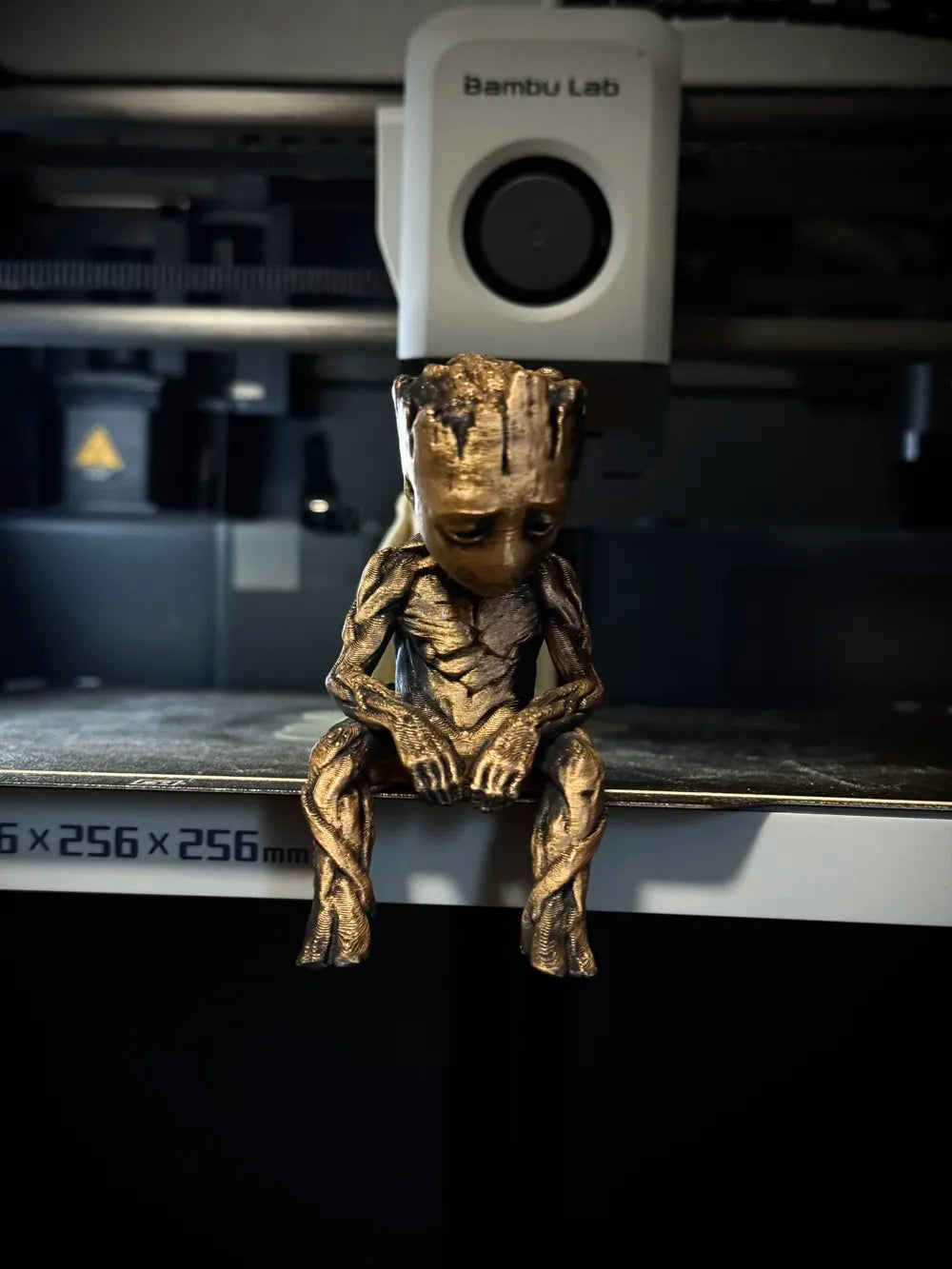 Sad Groot Figurine sitting on a ledge!