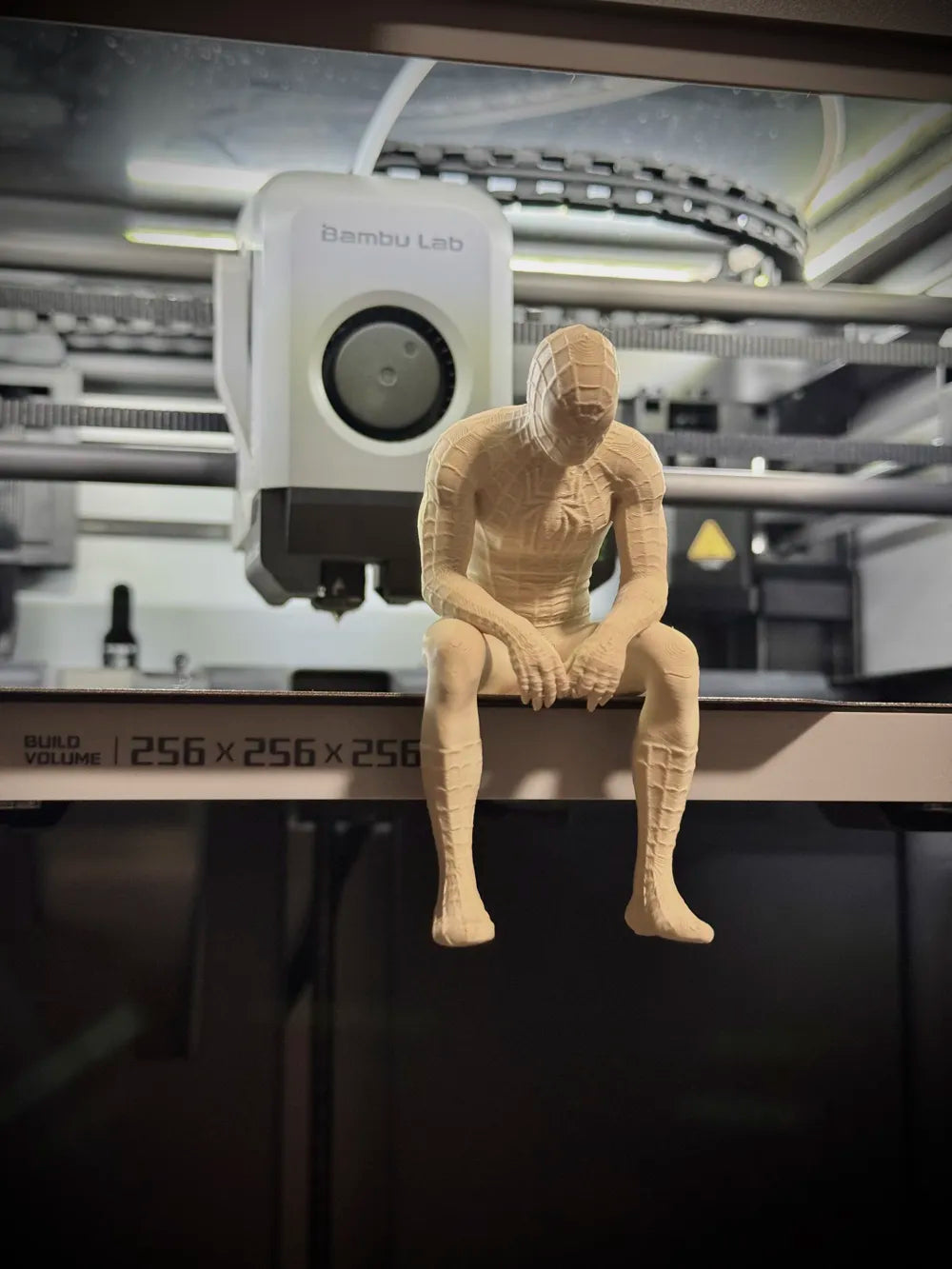Sad Spiderman Sitting on a Ledge Figurine!