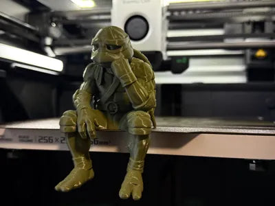 Sad Ninja Turtle - Raphael - On a ledge figurine!
