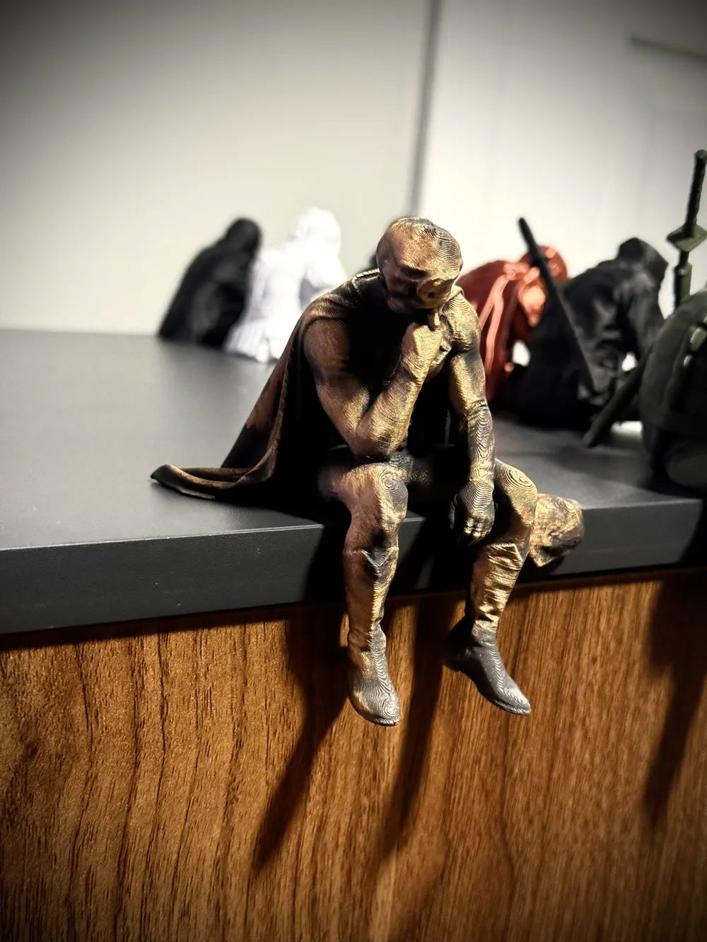 Sad Superman on a Ledge Figurine!
