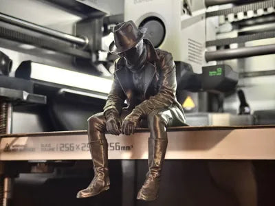 Sad Spider Noir Figurine sitting on a ledge!