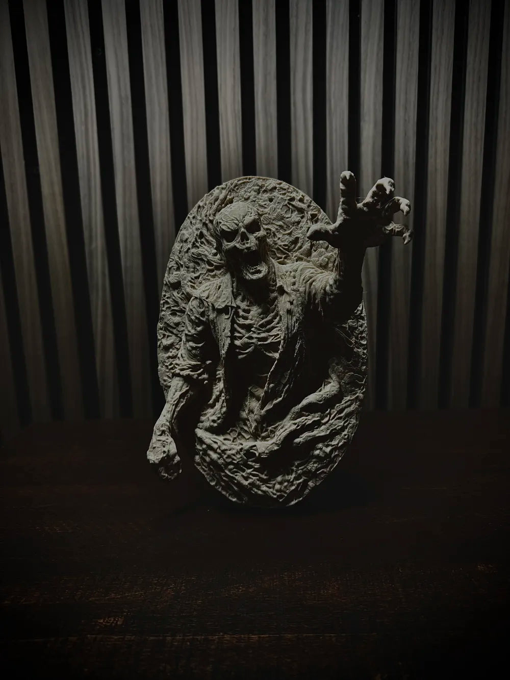 Zombie Relief Art Sculpture