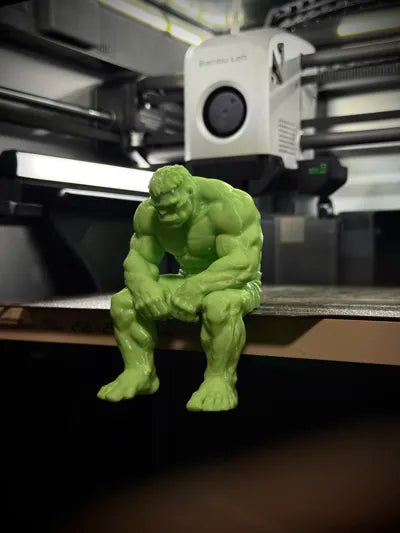 Sad Hulk on a Ledge Figurine!