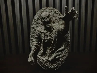 Zombie Relief Art Sculpture