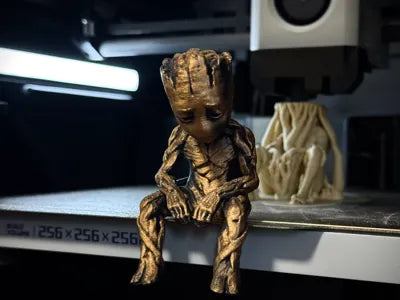 Sad Groot Figurine sitting on a ledge!