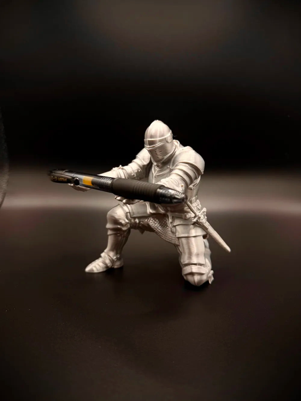 The Medieval Knight Pen Holder Desk Art!