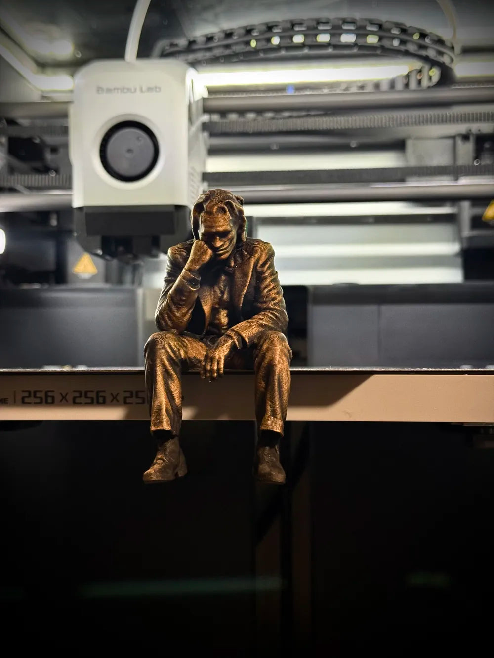 Sad Joker Figurine sitting on a ledge!