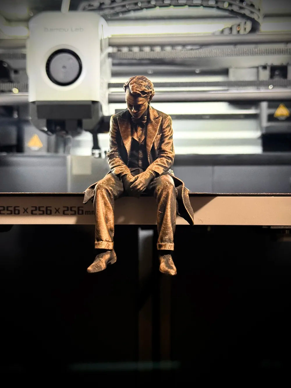 Sad Joker Figurine sitting on a ledge!