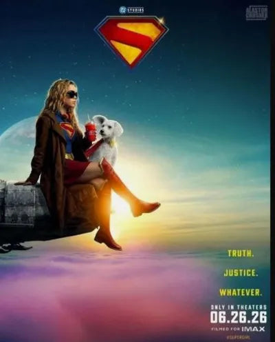 Supergirl 2026 Movie Poster Ledge Figurine!