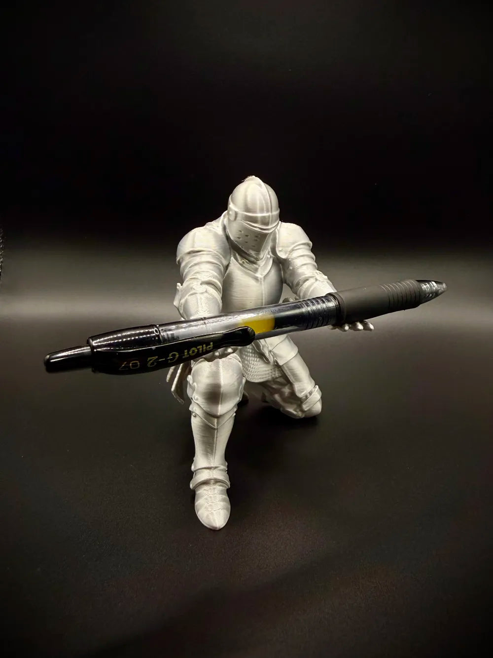 The Medieval Knight Pen Holder Desk Art!