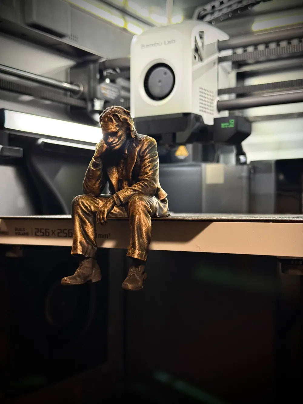 Sad Joker Figurine sitting on a ledge!