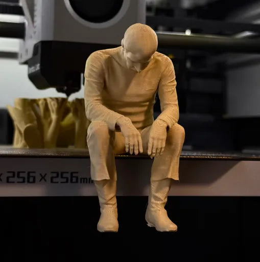 Sad Spock Sitting on a ledge - Star Trek Figurine!
