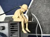 Sad Monkey D. Luffy on a ledge figurine!