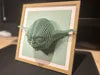 Yoda layered sculpture