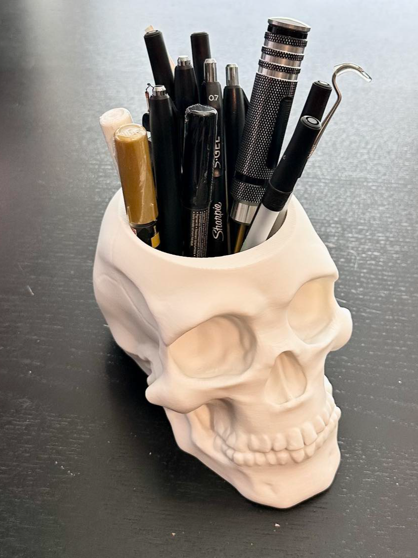 Skull Pen Holder