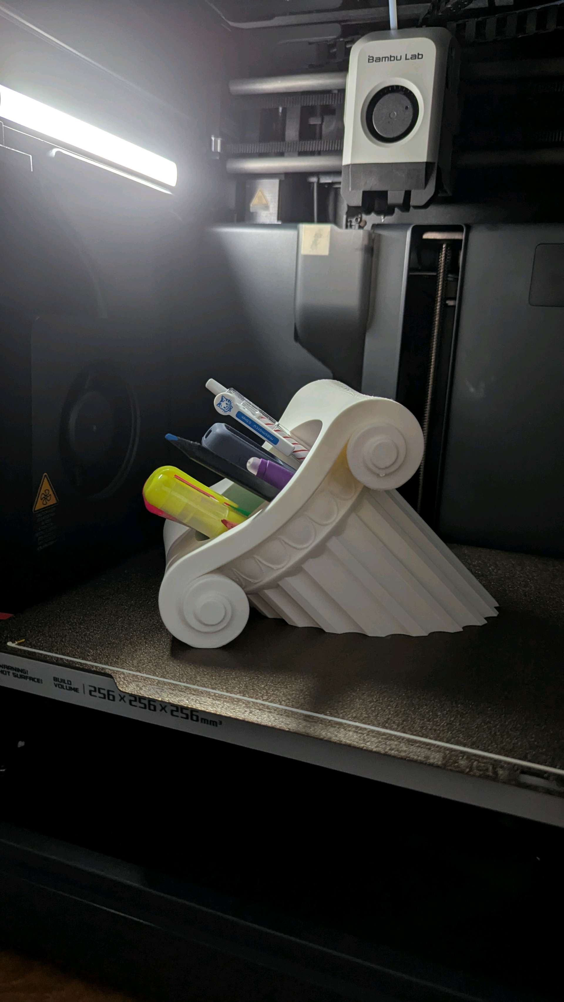 Greek pillar Pen Holder