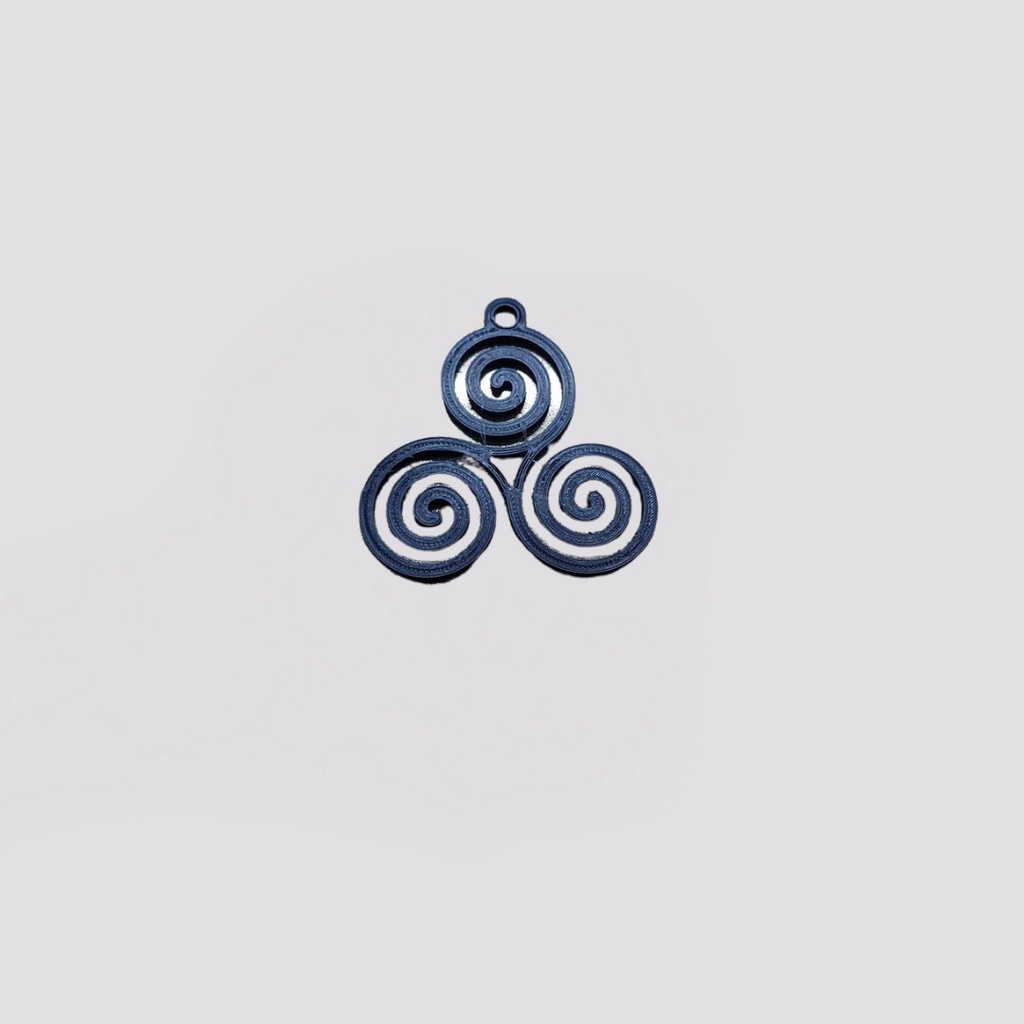 tri spiral earing